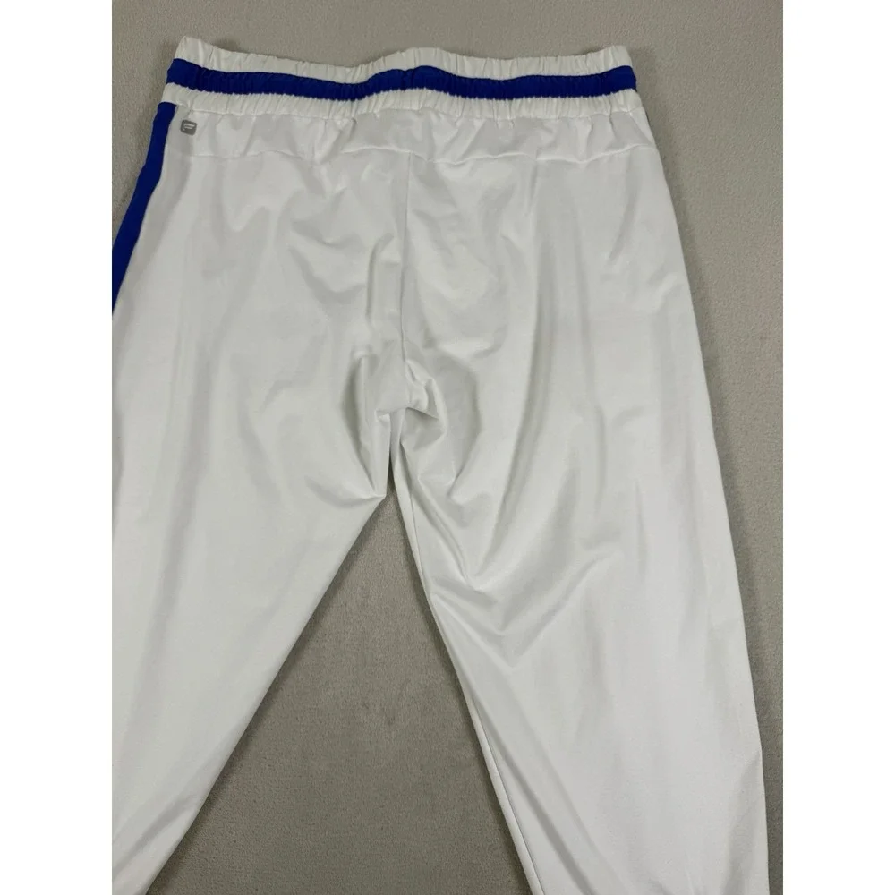 Fabletics Victoria Pants Short Contrast Tuxedo Track Pants Women's Size L